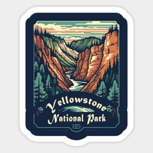 Yellowstone National Park Sticker